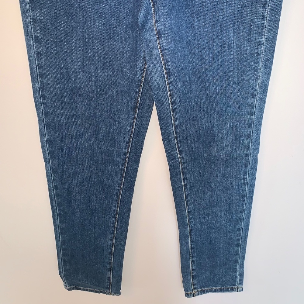 One Teaspoon Legends High Waist Straight Leg Denim Jeans Rodeo Blue 23 - Picture 9 of 13